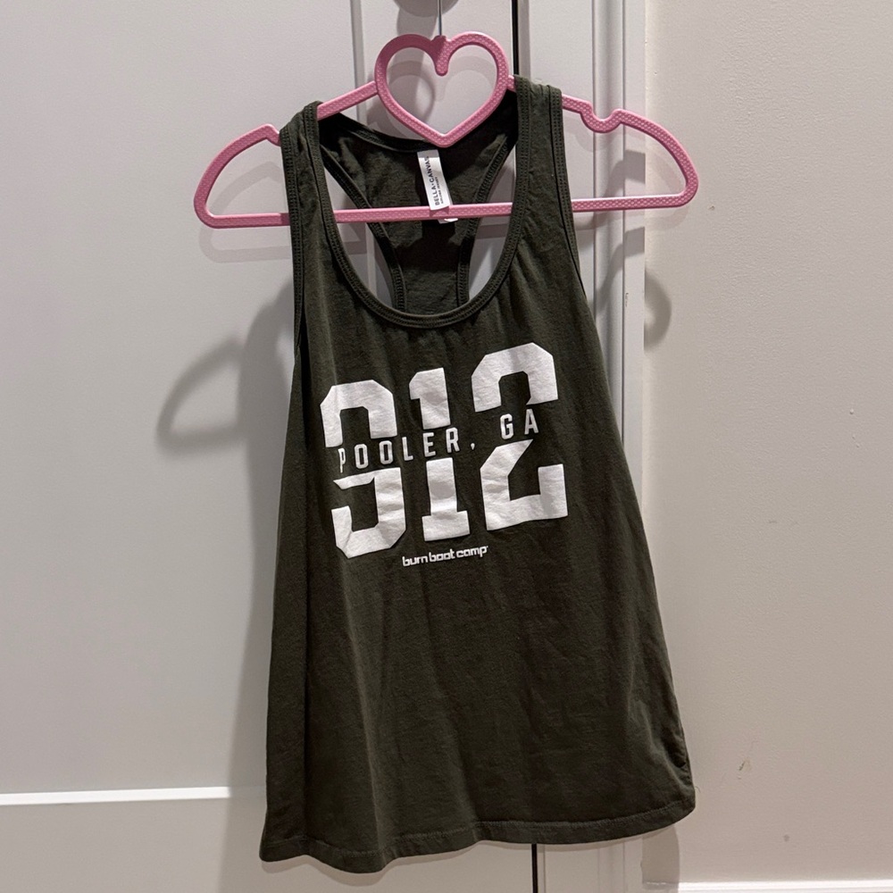 Burn Boot Camp Women's Olive Tank Top